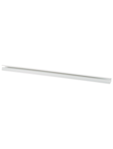 Canaleta LD10 de PVC rígido, con cinta adhesiva para instalación sin herramientas, de 38.4 x 24 x 1828.8 mm, Color Blanco