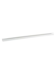 Canaleta LD10 de PVC rígido, con cinta adhesiva para instalación sin herramientas, de 38.4 x 24 x 1828.8 mm, Color Blanco