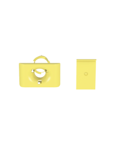 Accesorio de Salida a Tubo De 1.5 in (38 mm), Para Canaletas FiberRunner 4X4, 6X4, o 12X4, Color Amarillo
