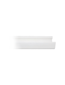 Canaleta blanca de PVC auto...