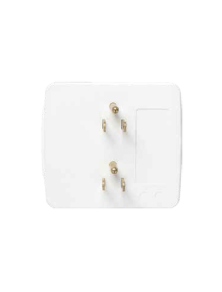 Multicontacto para pared con 6 contactos color blanco,125 V /15 A