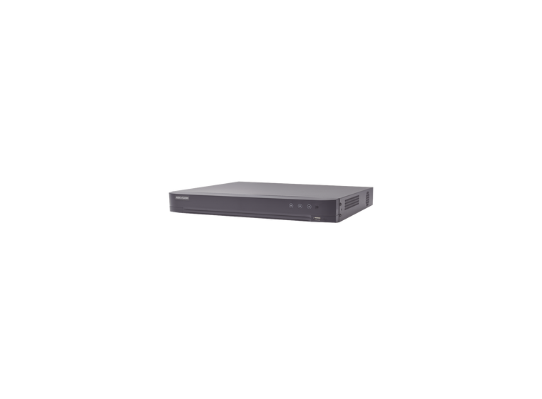 DVR 8 Canales TURBOHD + 8 Canales IP / 8 Megapixel (4K) / Audio de dos vías por Coaxitron / ACUSENSE / Reconocimiento Facial / 1 Bahía de Disco Duro / Salida de Video en 4K / H.265+