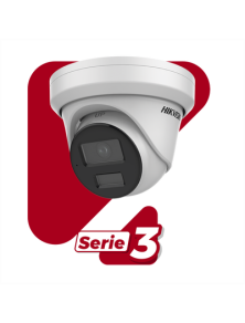 Turret IP 4 Megapixel / Lente 2.8 mm / 40 mts IR / Exterior IP67 / DARKFIGHTER / Audio y Alarma I/O / PoE / ONVIF / Micro SD / 4 Analíticos: AcuSense, Deteccion Facial, Conteo de Personas por Cruce y Zona