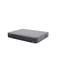 DVR 8 Canales TURBOHD + 8 Canales IP / 8 Megapixel (4K) / Audio de dos vías por Coaxitron / ACUSENSE / Reconocimiento Facial / 1 Bahía de Disco Duro / Salida de Video en 4K / H.265+