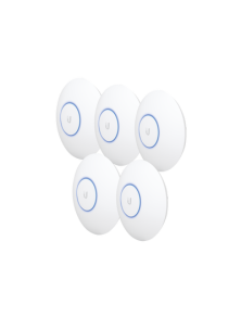 Paquete de 5 Access Point UniFi HD 802.11ac Wave 2 MU-MIMO 4X4 para alta densidad de usuarios, hasta 500 usuarios WiFi (Sin PoE´s)