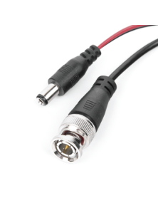 Kit de transceptores activos con conector para alimentación (12V/24Vcc/AC) TurboHD para aplicaciones de video por UTP Cat5e/6 en HD. Distancia de hasta 150 m en 4K 