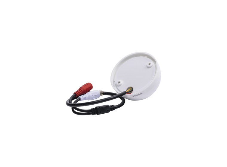 Micrófono omnidireccional, tipo pelota de golf, con distancia de recepción de 10 - 100 m cuadrados
