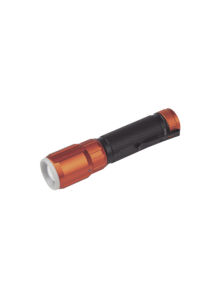 Linterna LED Portátil Recargable 500 Lúmenes con Luz Frontal y Lateral de Trabajo. Lámpara con tapa de Extremo con Imán, USB-C