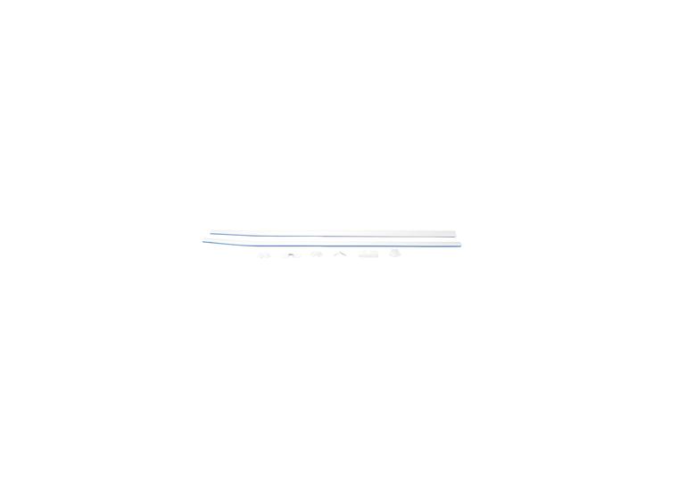 El Kit de Canaleta 90° Sin División Ideal Para Organizar y Ocultar cables en esquinas o en instalaciones con ángulos de 90°., Con Cinta Adhesiva Para una Instalación Más Rápida, (5601-01260)